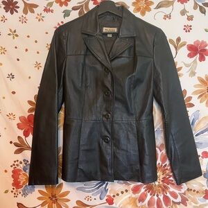 Wilsons Leather Dark Brown Women’s S Fall Winter Leather City Lightweight Jacket